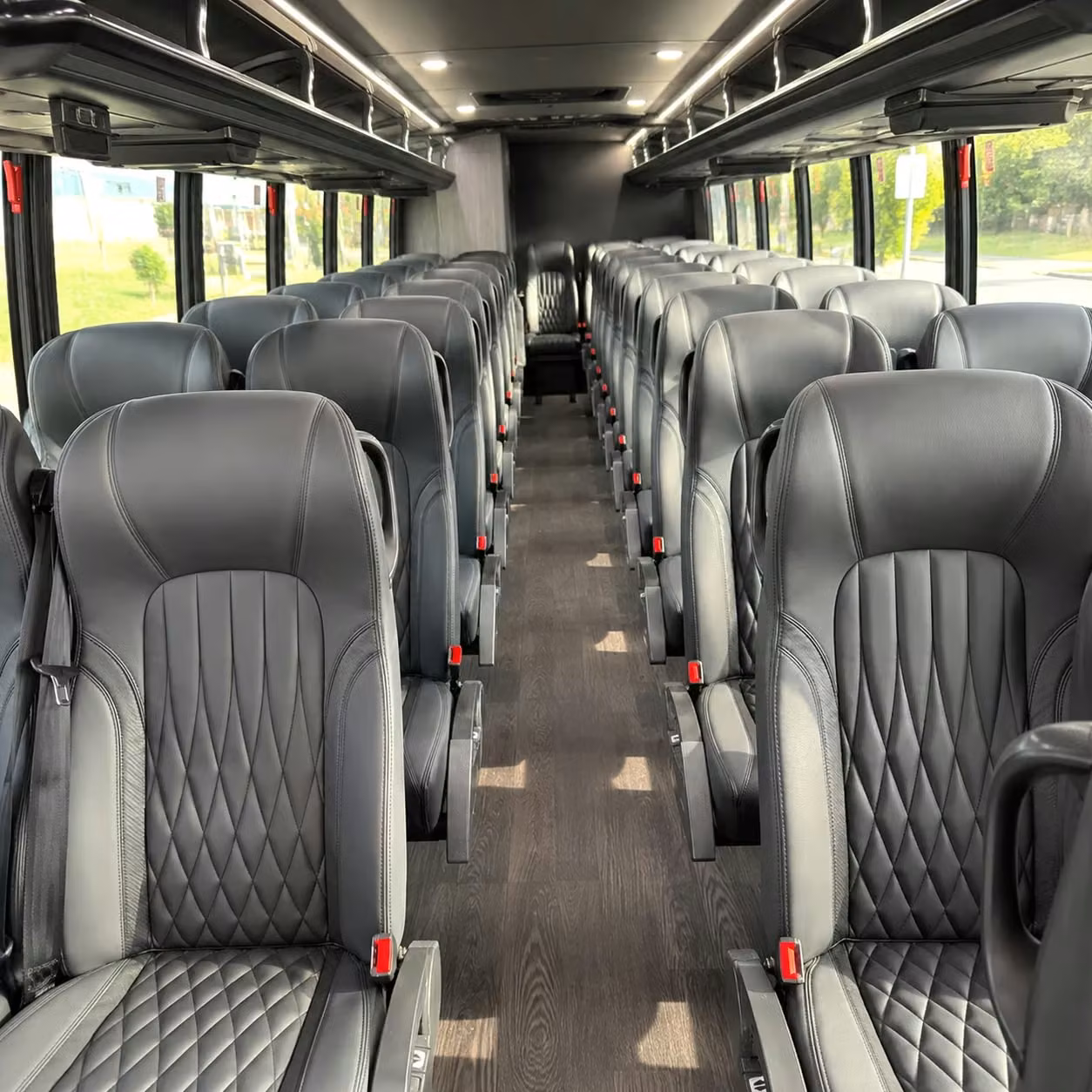 28 passenger minibus inside