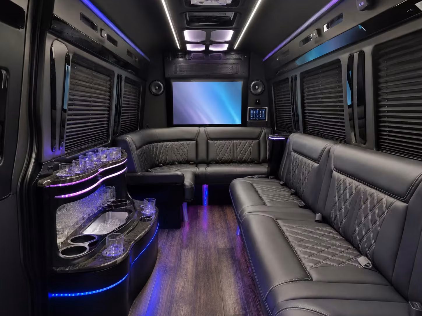 bus rental options for santa clarita trips